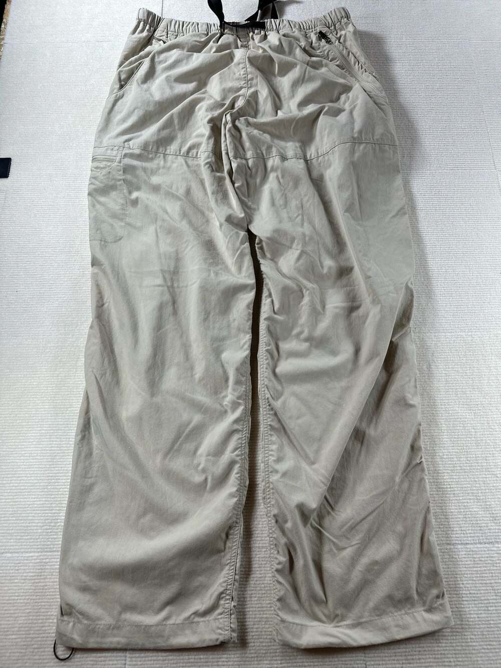 Marmot Beige Nylon Hiking Outdoor Pants Size L Cargo Baggy - Picture 2 of 10